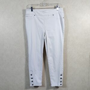 03154 Chico's cream Pull On Jegging Ankle jeans 1.5 10